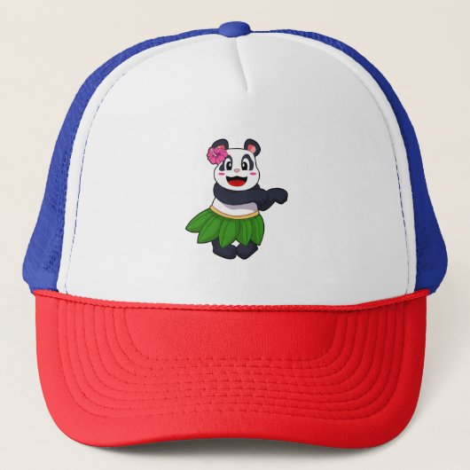 Panda op Ballet Dance Trucker Pet (Voorkant)