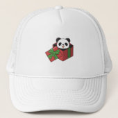 Panda op Birthday in Gift Trucker Pet (Voorkant)