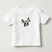 Panda op boom kinder shirts (Voorkant)