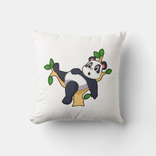 Panda op boom kussen