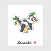 Panda op boom sticker (Vel)