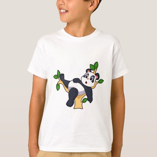Panda op boom t-shirt (Voorkant)