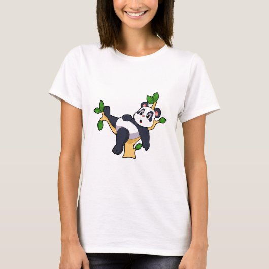 Panda op boom t-shirt (Voorkant)
