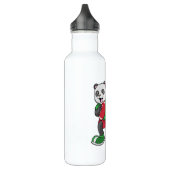 Panda op Football met apparatuur Waterfles (Links)