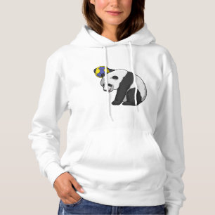 Panda op Handball Sports Hoodie