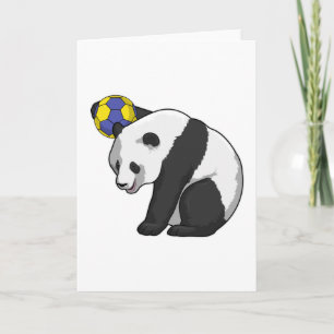 Panda op Handball Sports Kaart