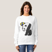 Panda op Handball Sports Trui (Voorkant volledig)