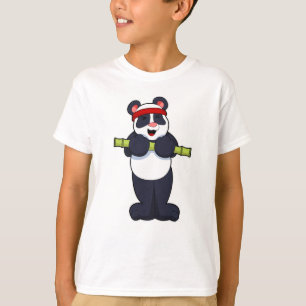 Panda op het werk uit met Bamboe Weight T-shirt