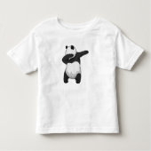 Panda op Hip Hop Dance Dab Kinder Shirts (Voorkant)