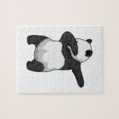 Panda op Hip Hop Dance Dab Legpuzzel (Horizontaal)