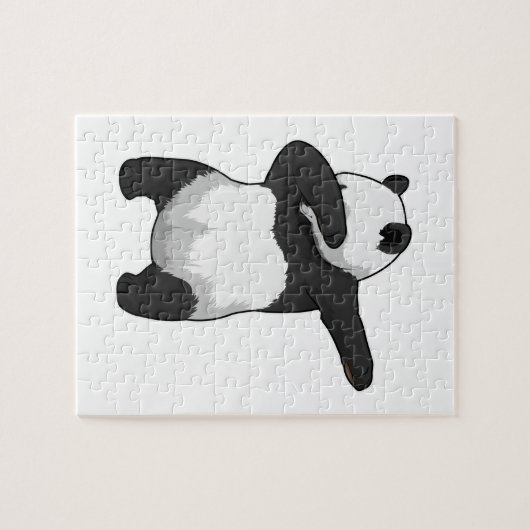Panda op Hip Hop Dance Dab Legpuzzel (Horizontaal)