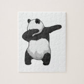 Panda op Hip Hop Dance Dab Legpuzzel (Verticaal)