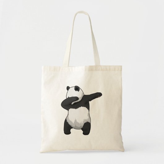 Panda op Hip Hop Dance Dab Tote Bag (Voorkant)