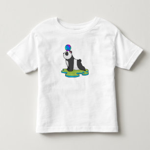 Panda op Yoga Fitness Kinder Shirts