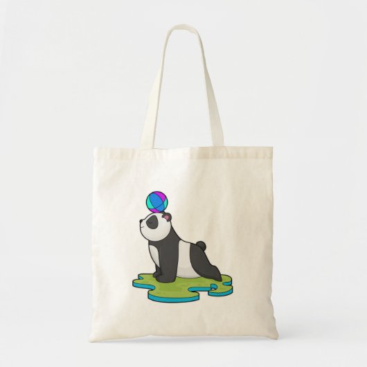 Panda op Yoga Fitness Tote Bag (Voorkant)
