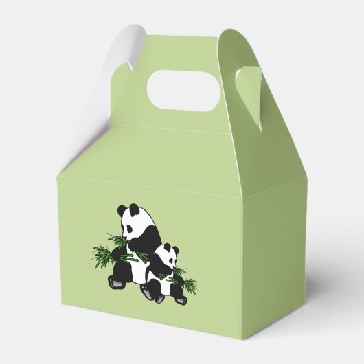 Panda opgroeien bedankdoosjes (Voorkant Zijde)