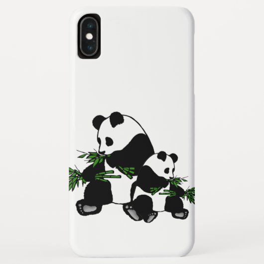Panda opgroeien Case-Mate iPhone case (Achterkant)