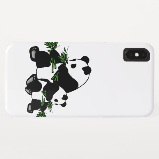 Panda opgroeien Case-Mate iPhone case (Achterkant (horizontaal))