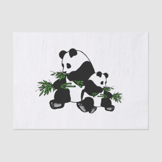 Panda opgroeien tissuepapier (Voorkant)