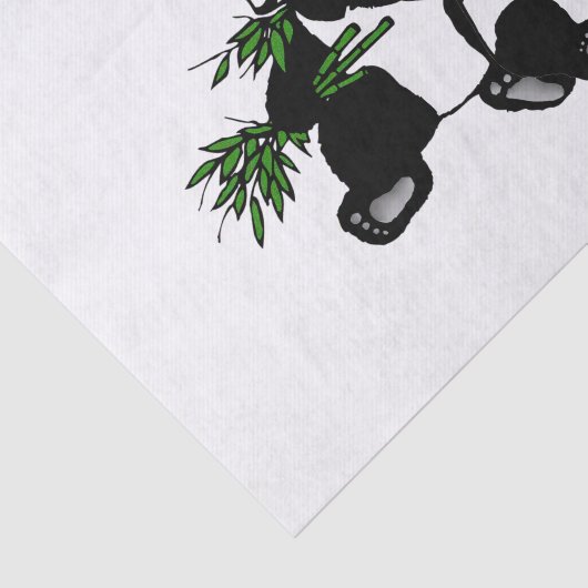 Panda opgroeien tissuepapier (Detail)