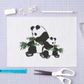 Panda opgroeien tissuepapier (Craft)
