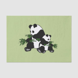 Panda opgroeien tissuepapier
