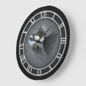 Panda Oranda Goldfish Clock Grote Klok (Hoek)