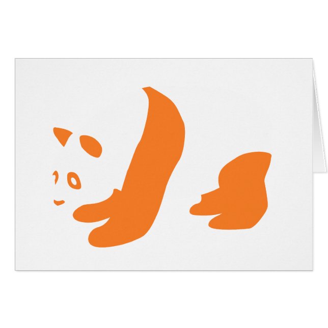 Panda (Oranje) (Voorkant Horizontaal)