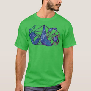 Panda origami galaxie t-shirt