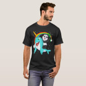 panda over narwaliteit t-shirt (Voorkant volledig)