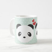 Panda-paar Koffiemok (Voorkant links)
