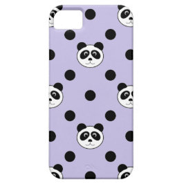panda paars Case-Mate iPhone case