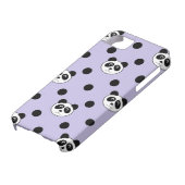 panda paars Case-Mate iPhone case (Onderkant)