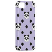panda paars Case-Mate iPhone case (Back/Rechts)