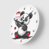 Panda Paddle Time Pickleball Ronde Klok (Hoek)