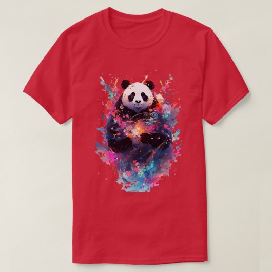 Panda Paint T-shirt (Design voorkant)