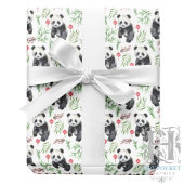 Panda-pakpapier Cadeaupapier