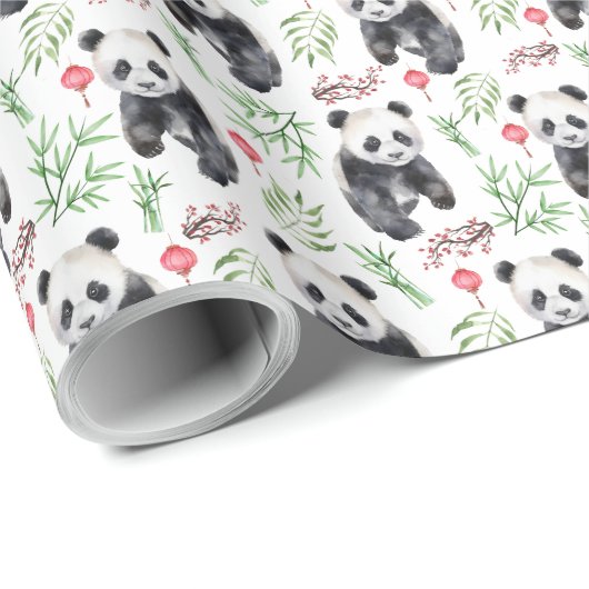 Panda-pakpapier Cadeaupapier (Rol Hoek)