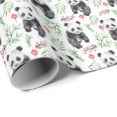 Panda-pakpapier Cadeaupapier (Rol Hoek)