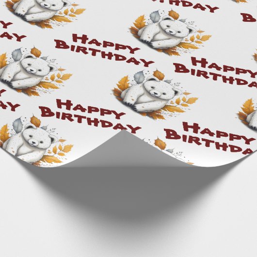 Panda-pakpapier Cadeaupapier (Hoek)