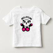 Panda Panda Belgium Kinder Shirts (Voorkant)
