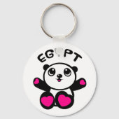 Panda Panda Egypte Sleutelhanger (Voorkant)