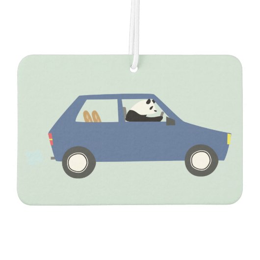 Panda panda pan! blauw luchtverfrisser (Achterkant)