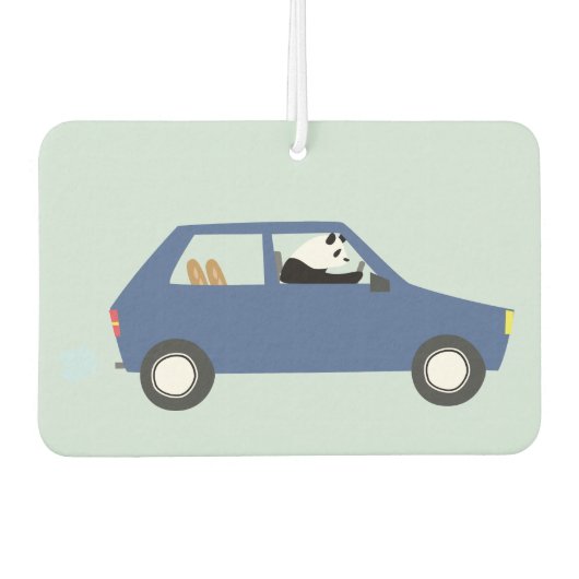 Panda panda pan! blauw luchtverfrisser (Voorkant)