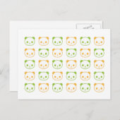 panda panda panda briefkaart (Voorkant / Achterkant)
