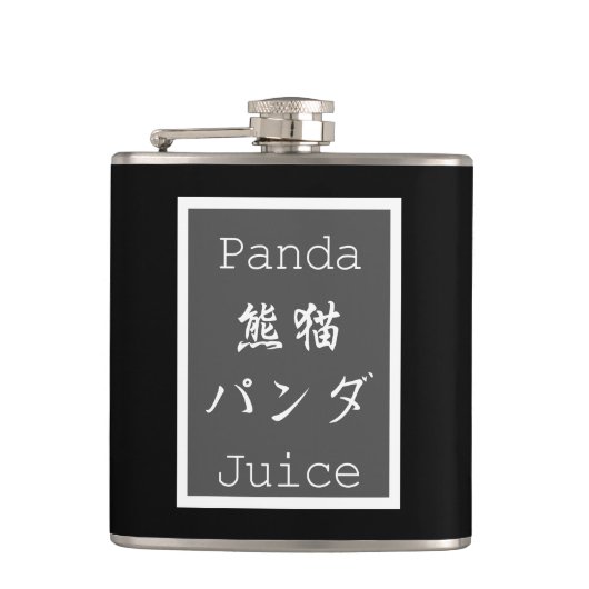 Panda Panda Panda Juice V3 Flask Heupfles (Voorkant)