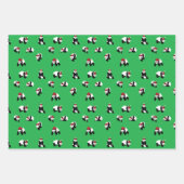 Panda Panda Panda Santa Claus Beer Inpakpapier Vel (Voorkant 2)