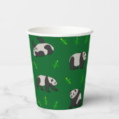 Panda Papieren Bekers (Achterkant)