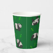 Panda Papieren Bekers (Rechts)