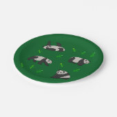 Panda Papieren Bordje (Gekanteld)